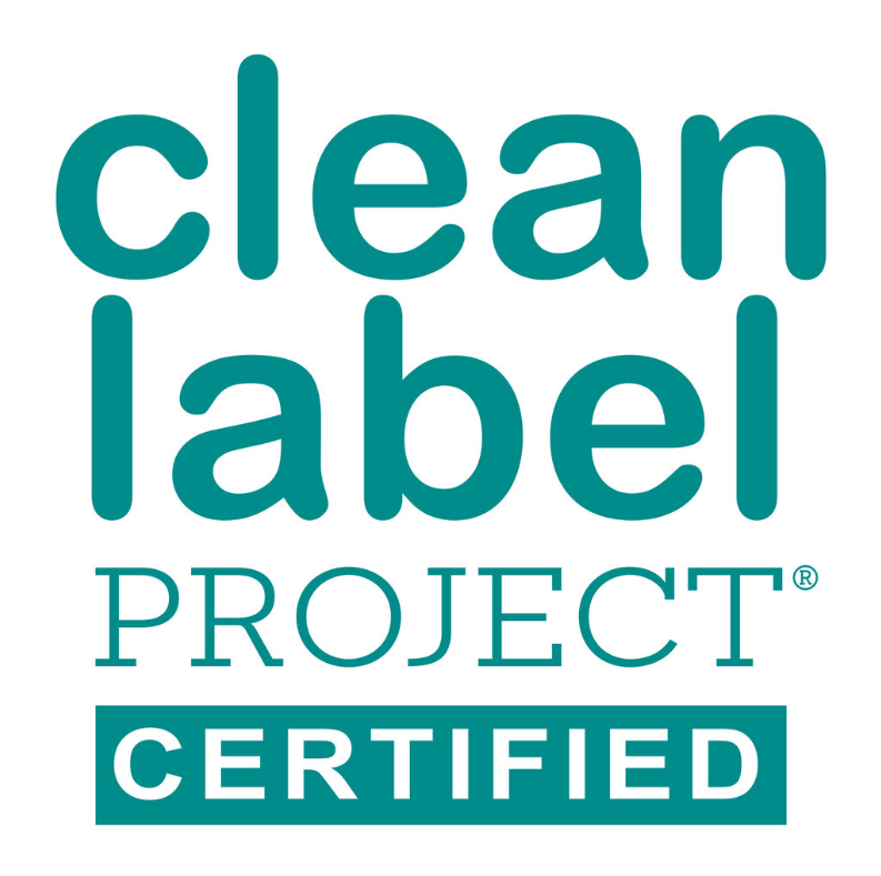 Logo fra Clean Label Project Certified.