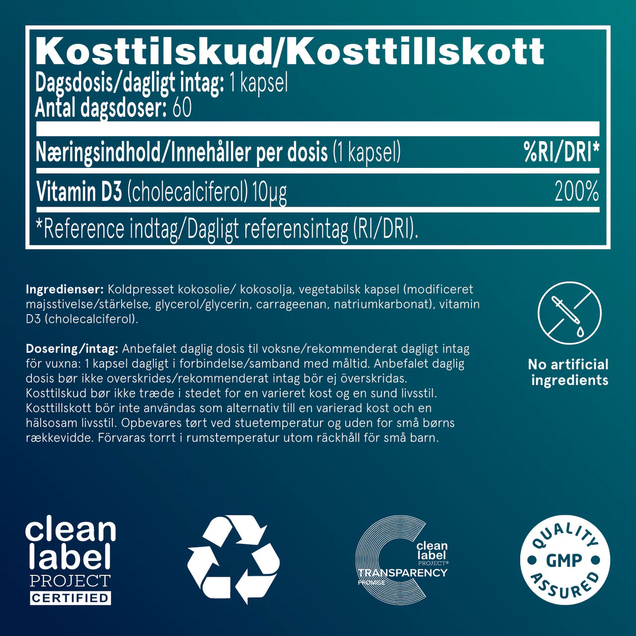 Information om Puori D-Vitamin