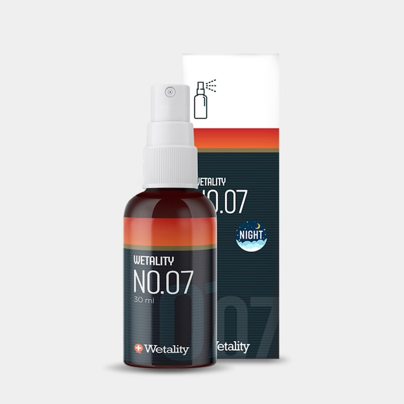 NO.07 SLEEP – 2,5% CBD, 5% CBN (30ml spray) flaske