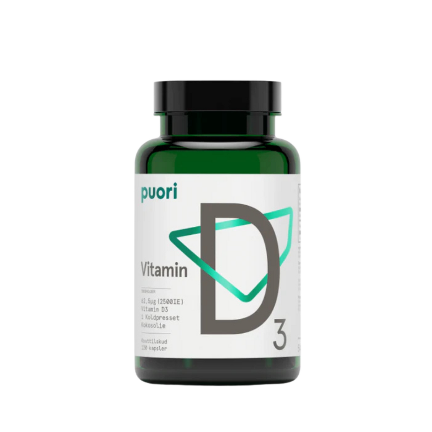 Puori D-Vitamin bøtte.