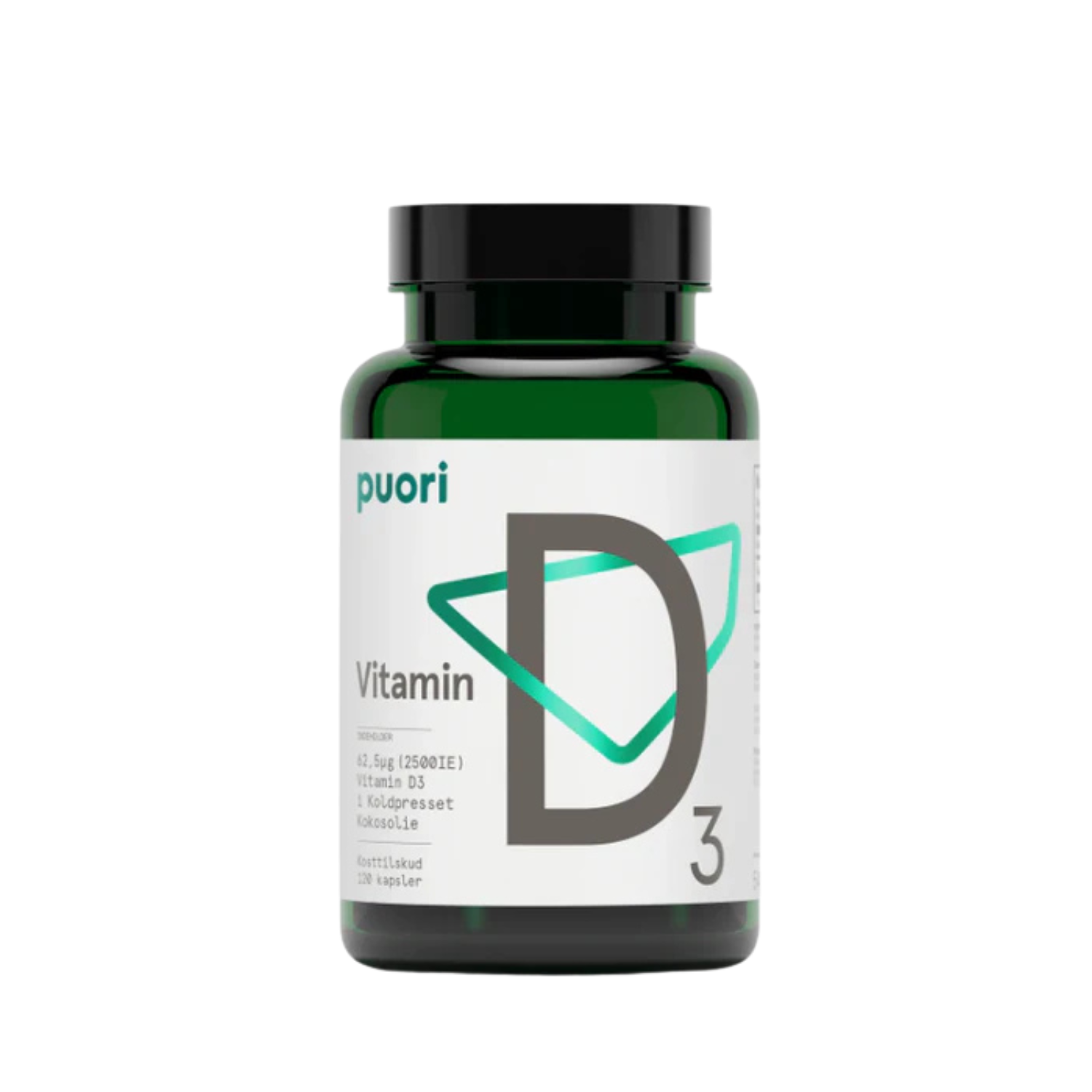 Puori D-Vitamin bøtte.