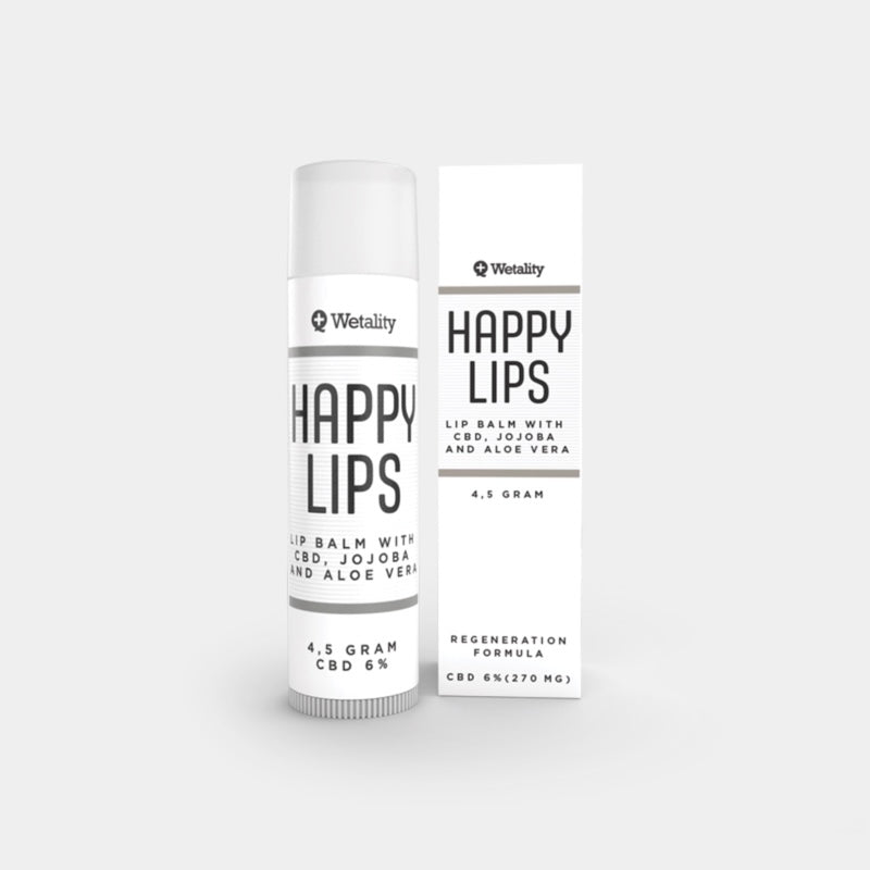 Wetality Happy Lips læbepomade uden farve
