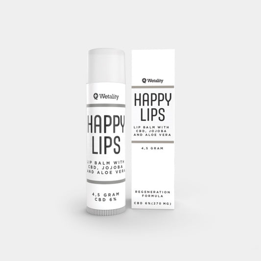 Wetality Happy Lips læbepomade uden farve