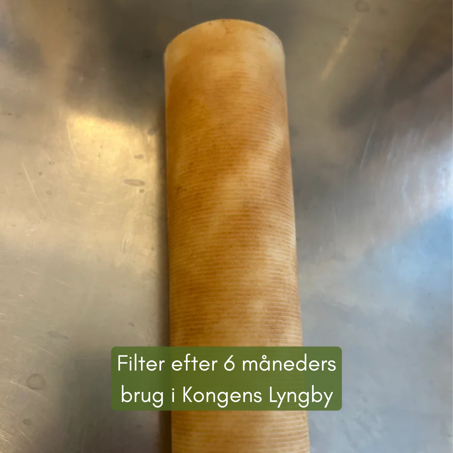 Gulligt filter efter 6 måneders brug i Kongens Lyngby