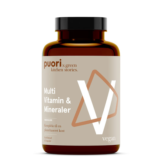 Puori x Green Kitchen Stories Multivitamin og mineraler bøtte.