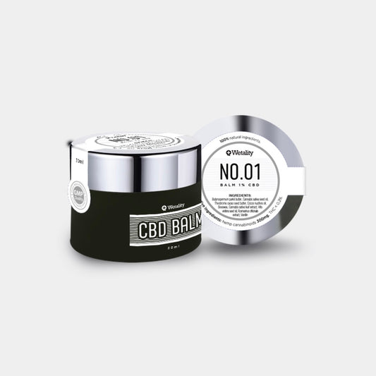 Wetality Balm med 1% CBD til hudpleje