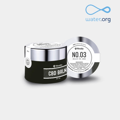 Wetality Balm med 3% CBD til hudpleje